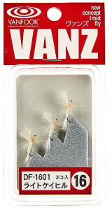 Набор мушек VANFOOK Dry Fly (№16 Light Cahill 1601)