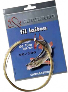 Поводковый материал латунный CANNELLE Brass Wire (0,4 мм)