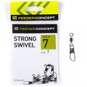 Вертлюги c застежками FEEDER CONCEPT Strong Swivel (7)