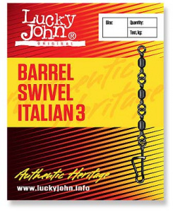 Вертлюжок-застежка LJ Barrel Swivel Italian 3 (010)
