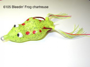 Приманка лягушка SNAG PROOF Bleedin' Frog (101,6 мм 6105 Chartreuse)